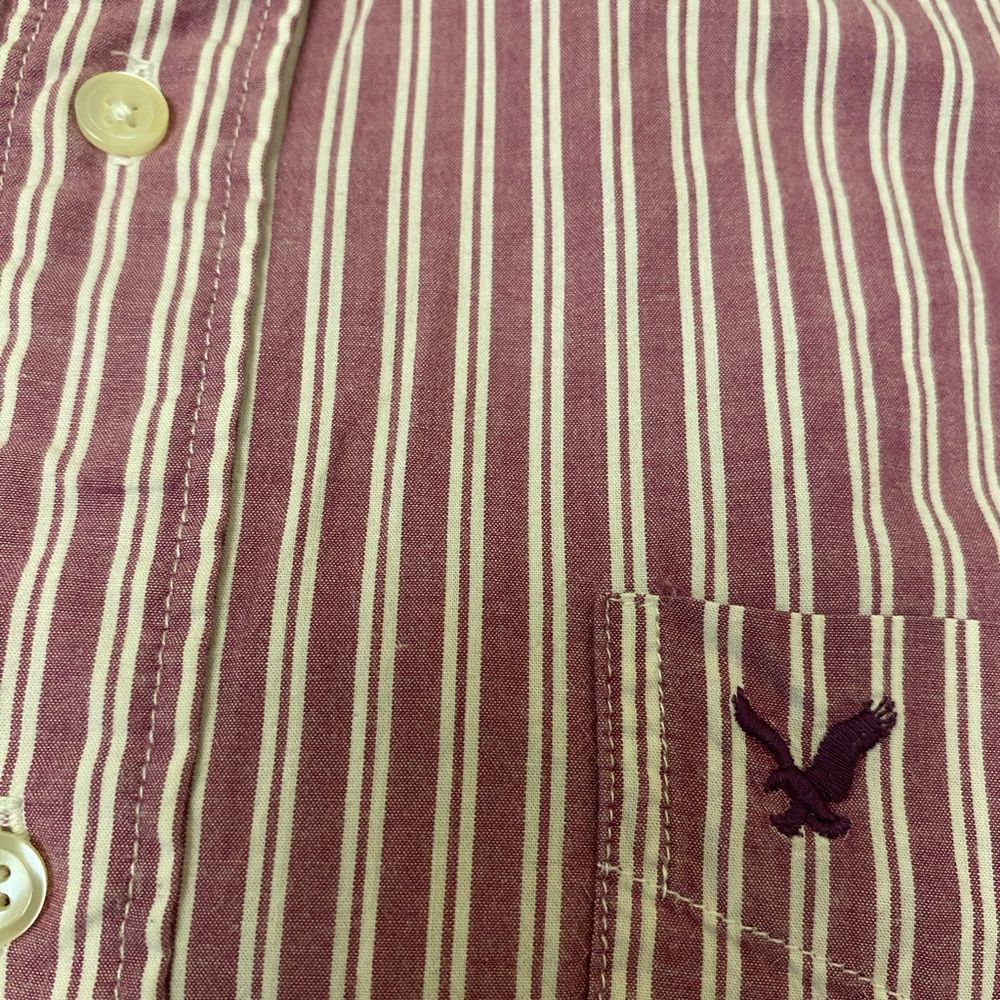 𝅺American Eagle Long Sleeve Shirt Size /L/ 💯 Cotto - Picture 2 of 6